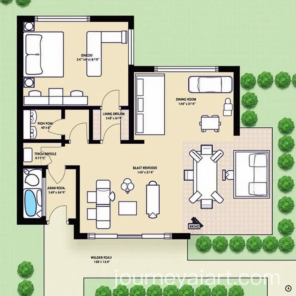 1800-Sq-Ft-House-Floor-Plan-with-Living-Room-Dining-Area-and-SitOut
