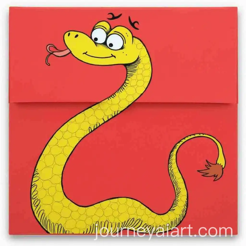 Adorable-Snake-Design-for-Red-Packet-Decoration