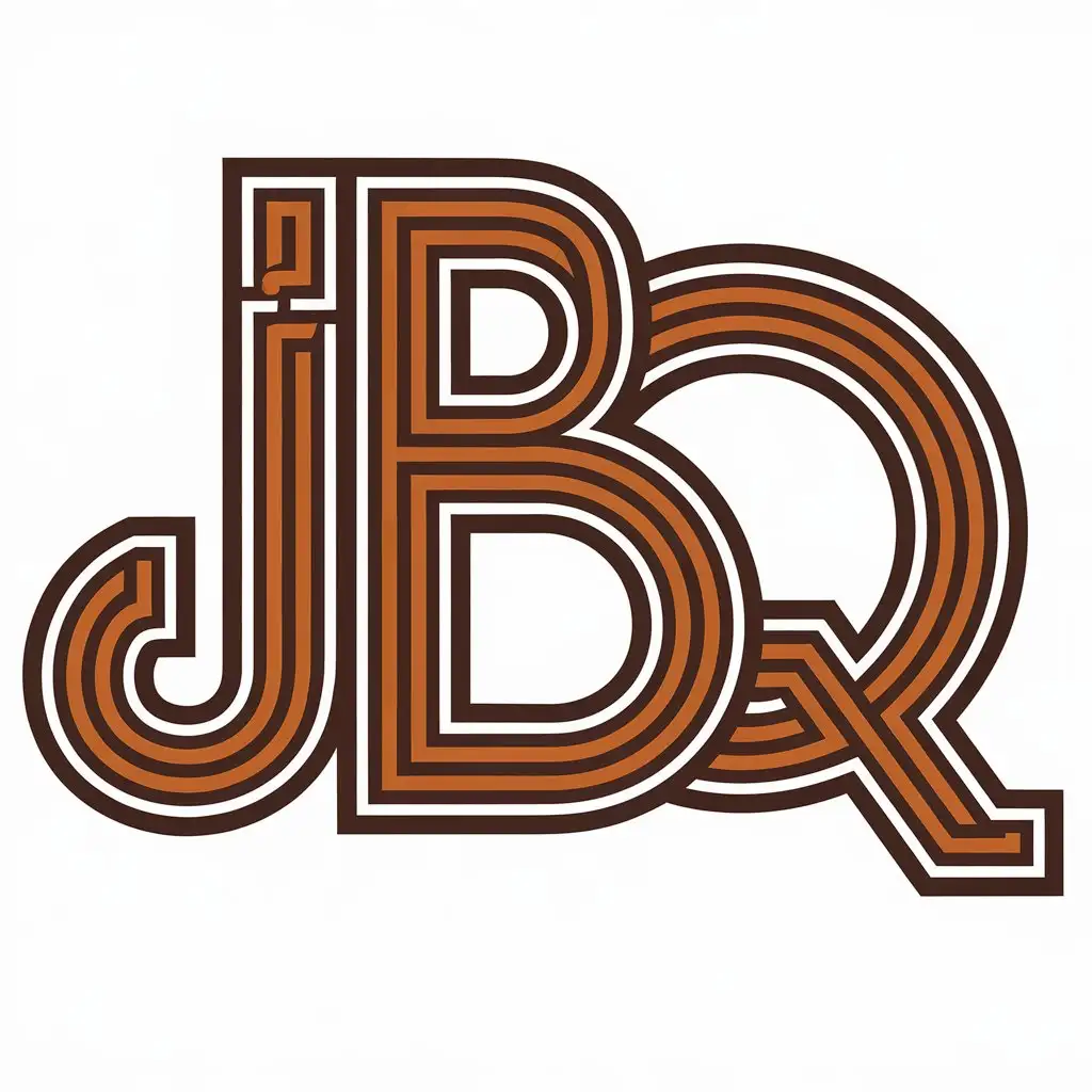 a vector logo design,with the text "JBQ", main symbol:JBQ,Moderate,clear background