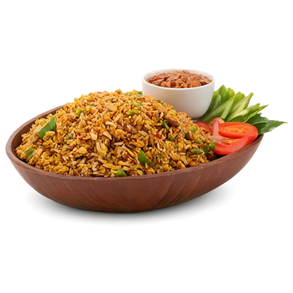 Nasi-Goreng-Gurih-PNG-Image-A-Deliciously-Detailed-Representation-for-Your-Visual-Needs