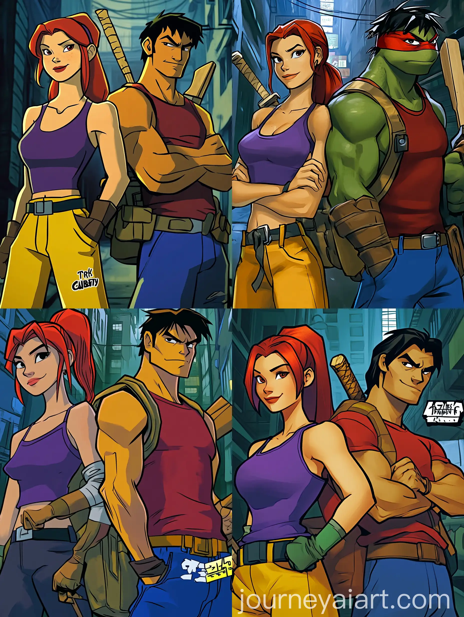 Dynamic-Duo-April-ONeil-and-Casey-Jones-in-Action