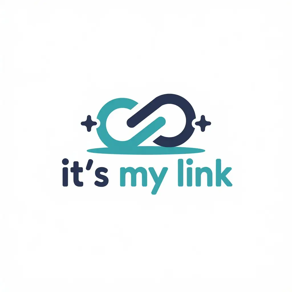 LOGO Design For Its My Link Modern Vector Logo with Link Symbol