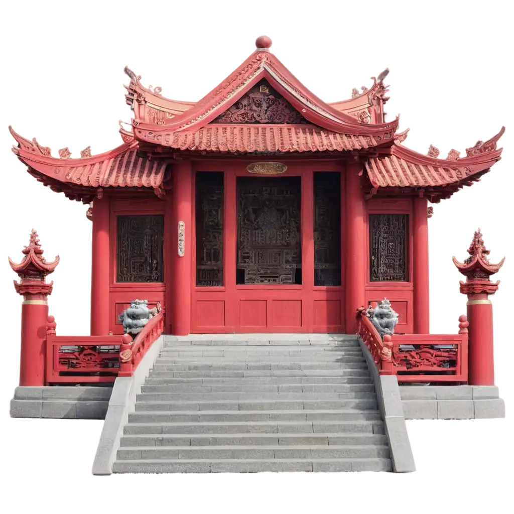 Red-Chinese-Temple-PNG-Image-HighQuality-and-Versatile-for-Digital-Use