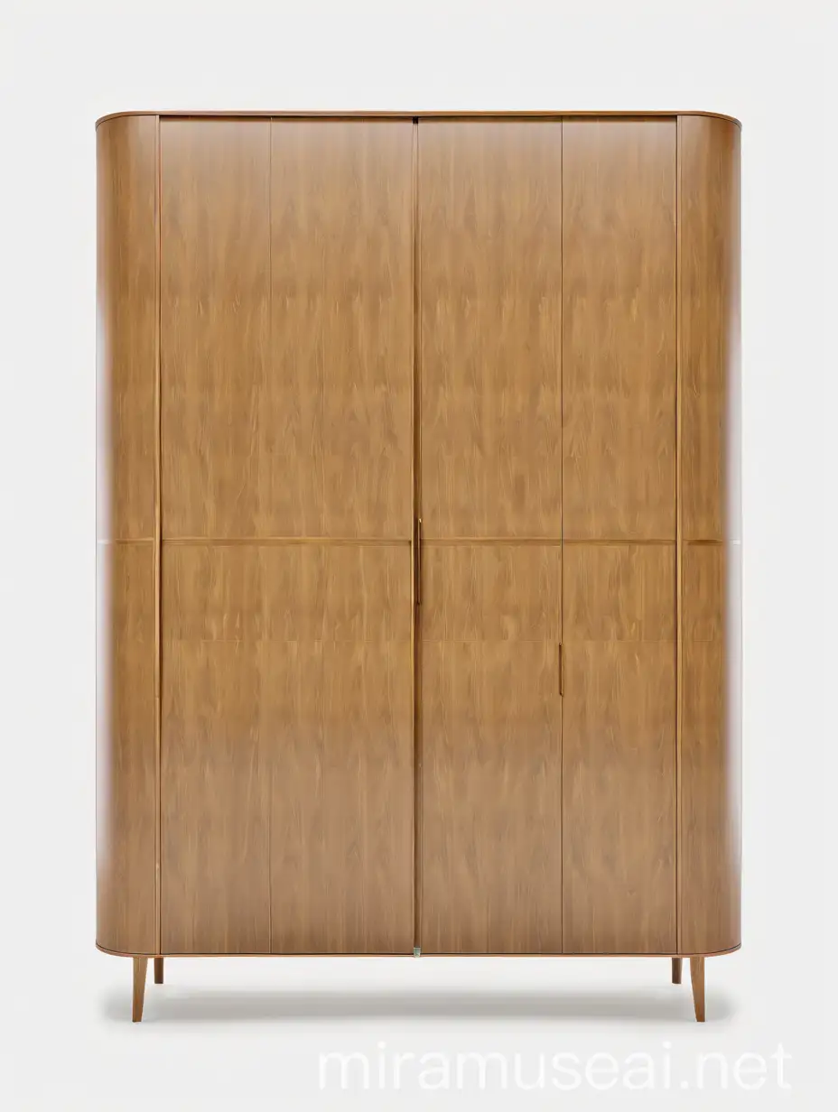 Spacious Wardrobe with Rounded Edge Doors