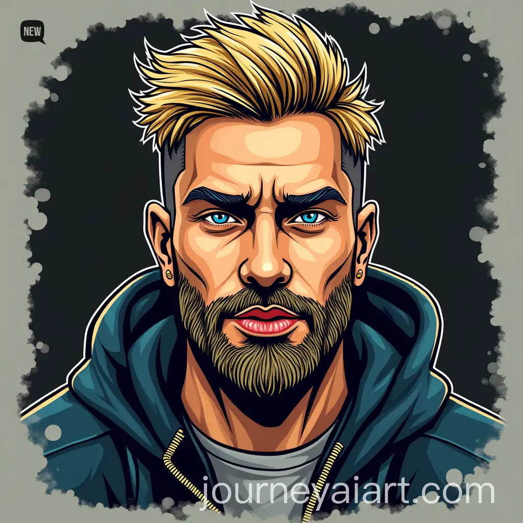 Old-School-Style-Logo-for-LYCIO-JELLY-Caucasian-Sicilian-Rapper-with-Bearded-Look