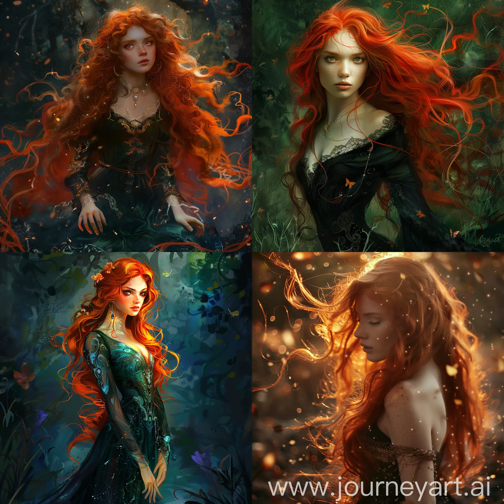 Fantasy-RedHaired-Girl-in-Vibrant-Costume