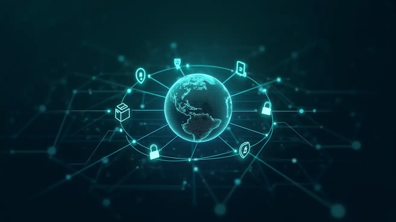 featuring a digital globe with interconnected glowing lines and nodes, symbolizing Mile2's global reach in cybersecurity training. Surround the globe with abstract cybersecurity elements like locks, shields, and encrypted data streams to represent security and information protection. Include subtle icons for digital learning, such as certification badges, books, or training modules, to emphasize Mile2’s role in professional education. The background should feature a futuristic digital grid and flowing data streams. Use shades of blue, green, and white to create a high-tech, professional atmosphere that conveys trust and global influence in cybersecurity