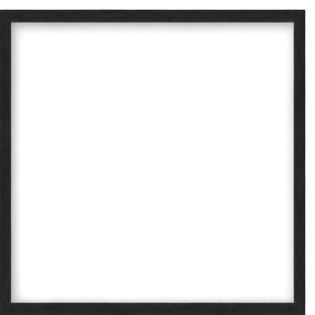 Black-Photo-Frame-PNG-HighQuality-Image-for-Versatile-Use