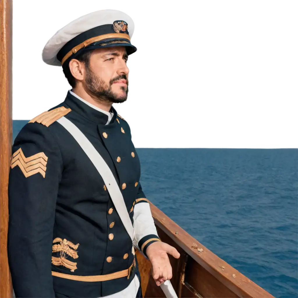 Captain-on-a-Ship-Gazing-at-the-Sea-HighQuality-PNG-Image