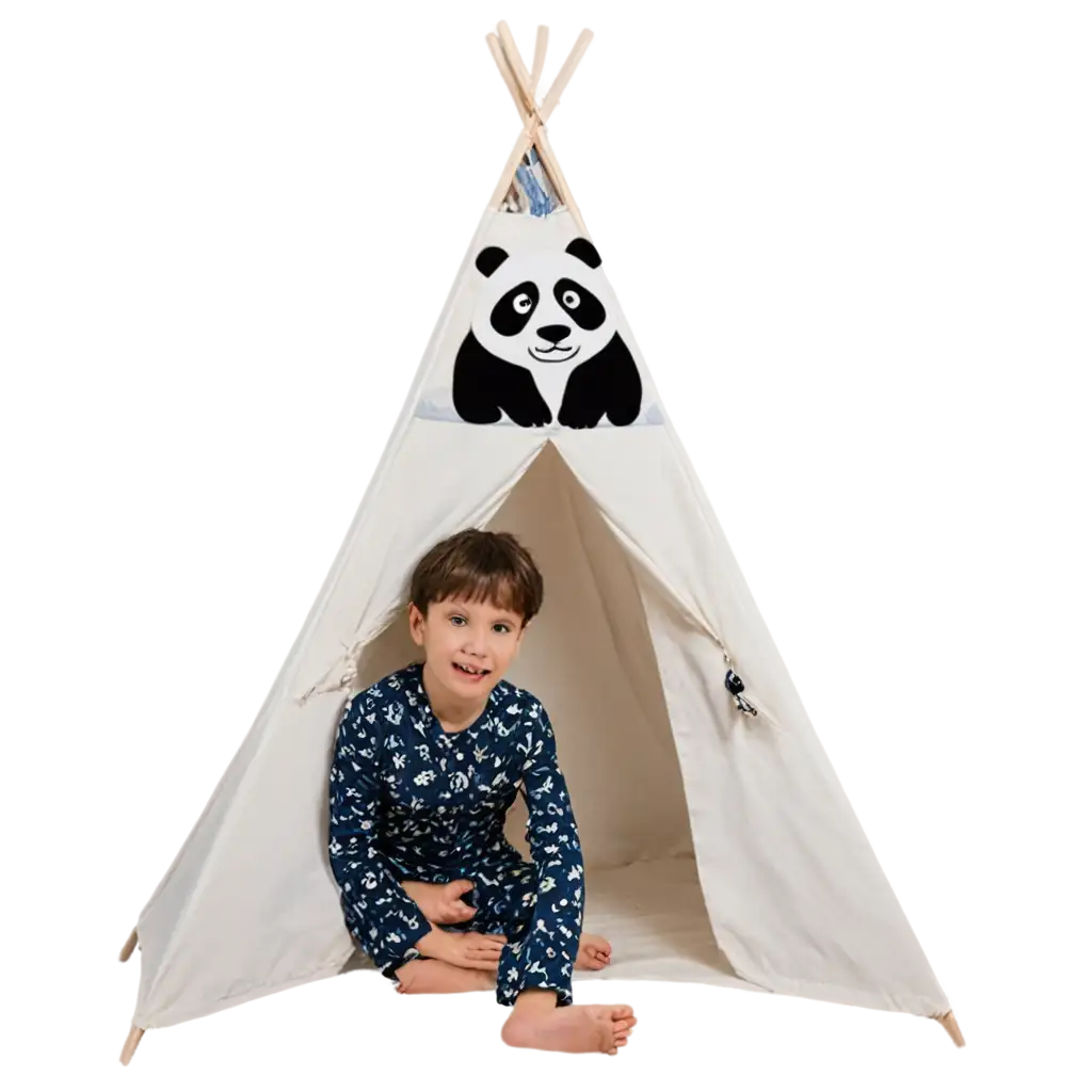 PandaThemed-Teepee-PNG-Image-Perfect-for-Your-Creative-Projects