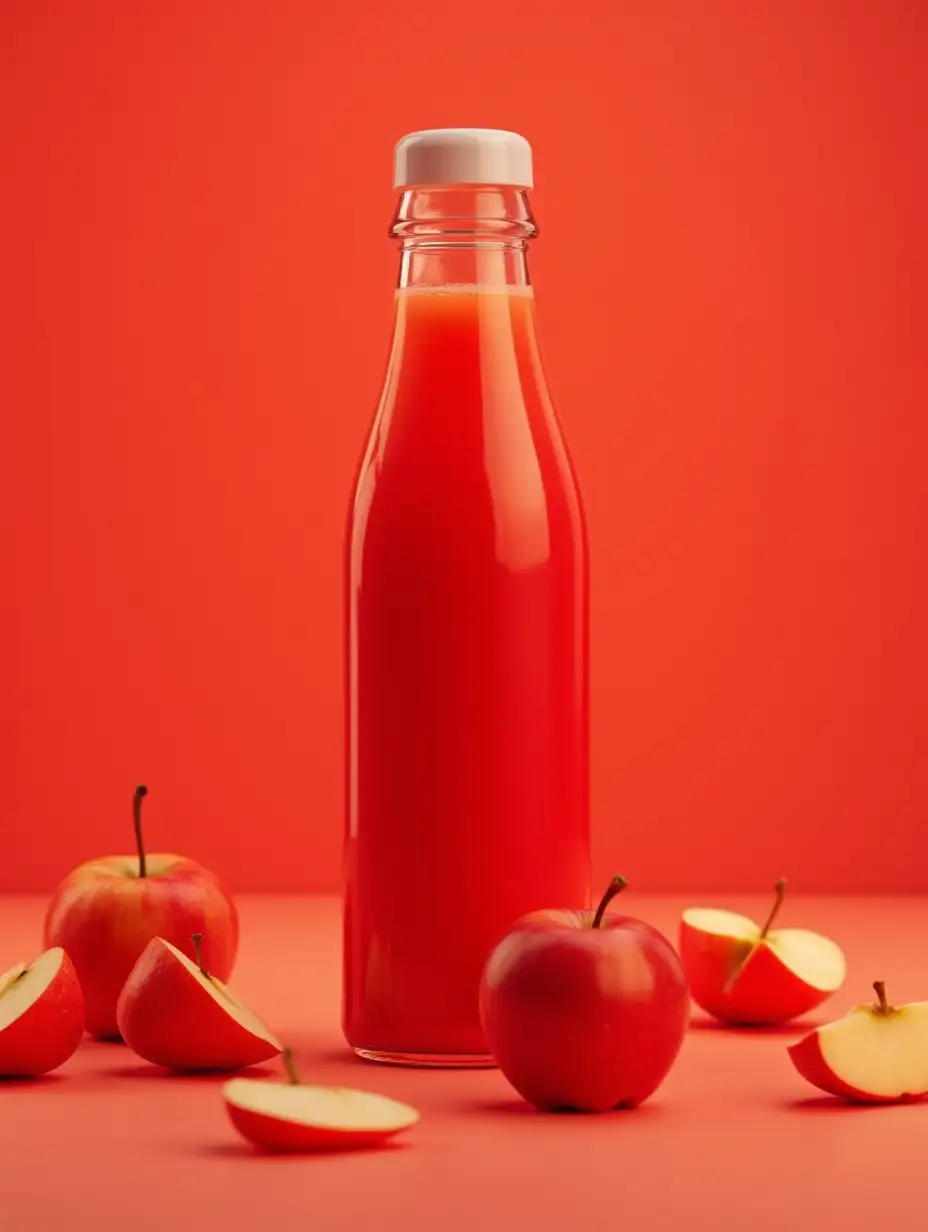 PhotoRealistic-Apple-Juice-Bottle-with-Fresh-Apples