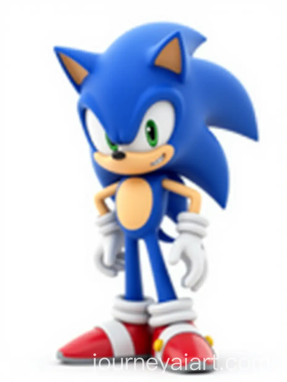 Photorealistic-Full-Body-Sonic-the-Hedgehog-on-White-Background