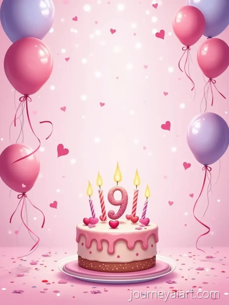 Festive-Birthday-Card-for-9YearOld-Girl-Arisha-with-Balloons-Cake-and-Sparkles