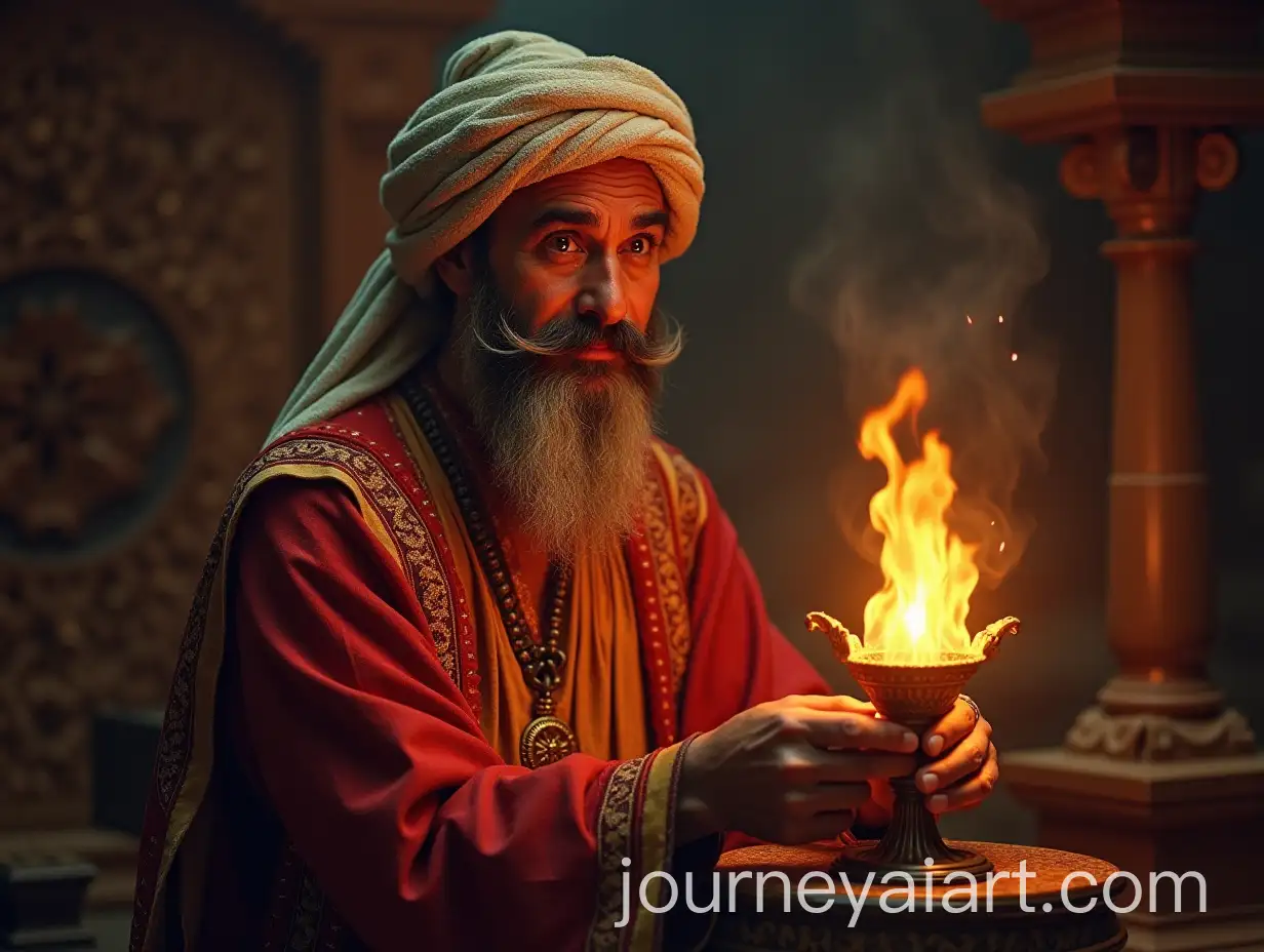 Ali-Baba-Discovering-the-Wonderful-Lamp-in-a-Mystical-Cave