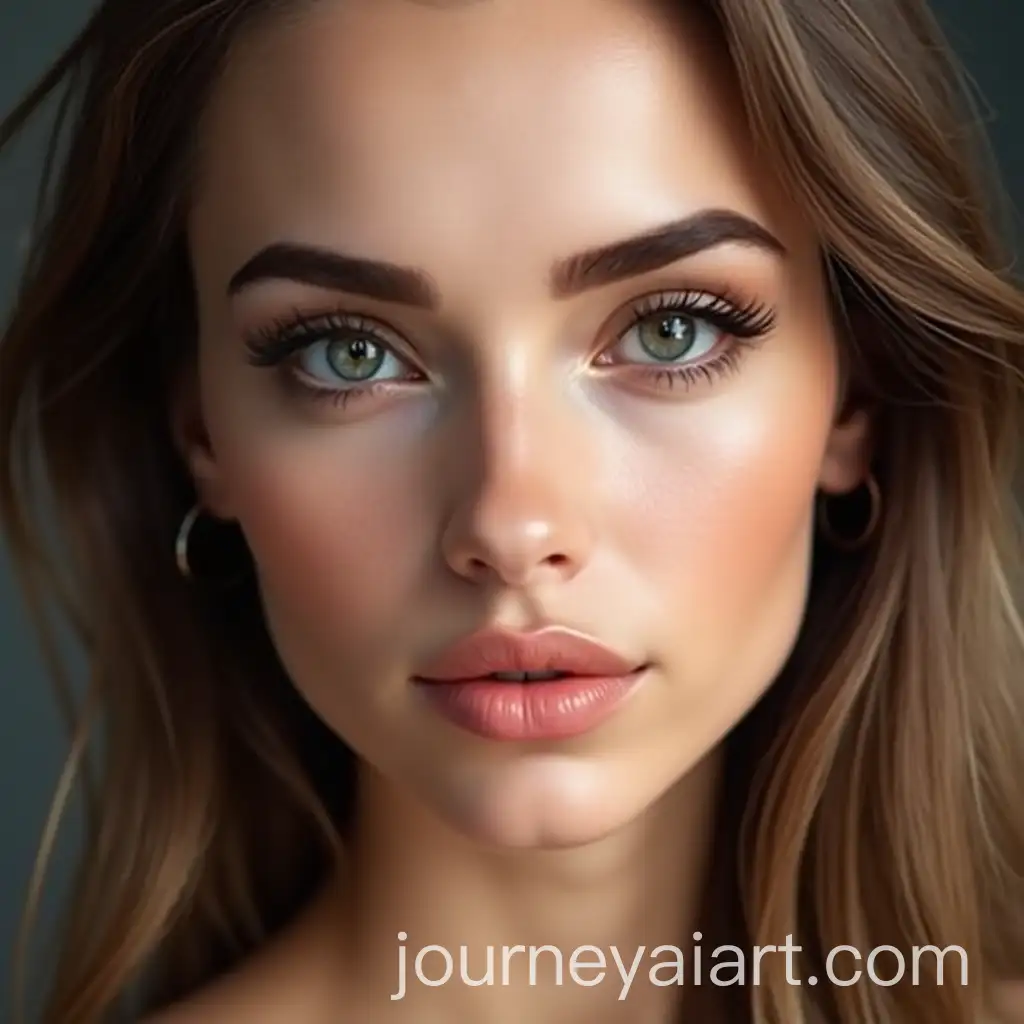 Realistic-Portrait-of-a-Beautiful-Woman-with-Varied-Eyebrows