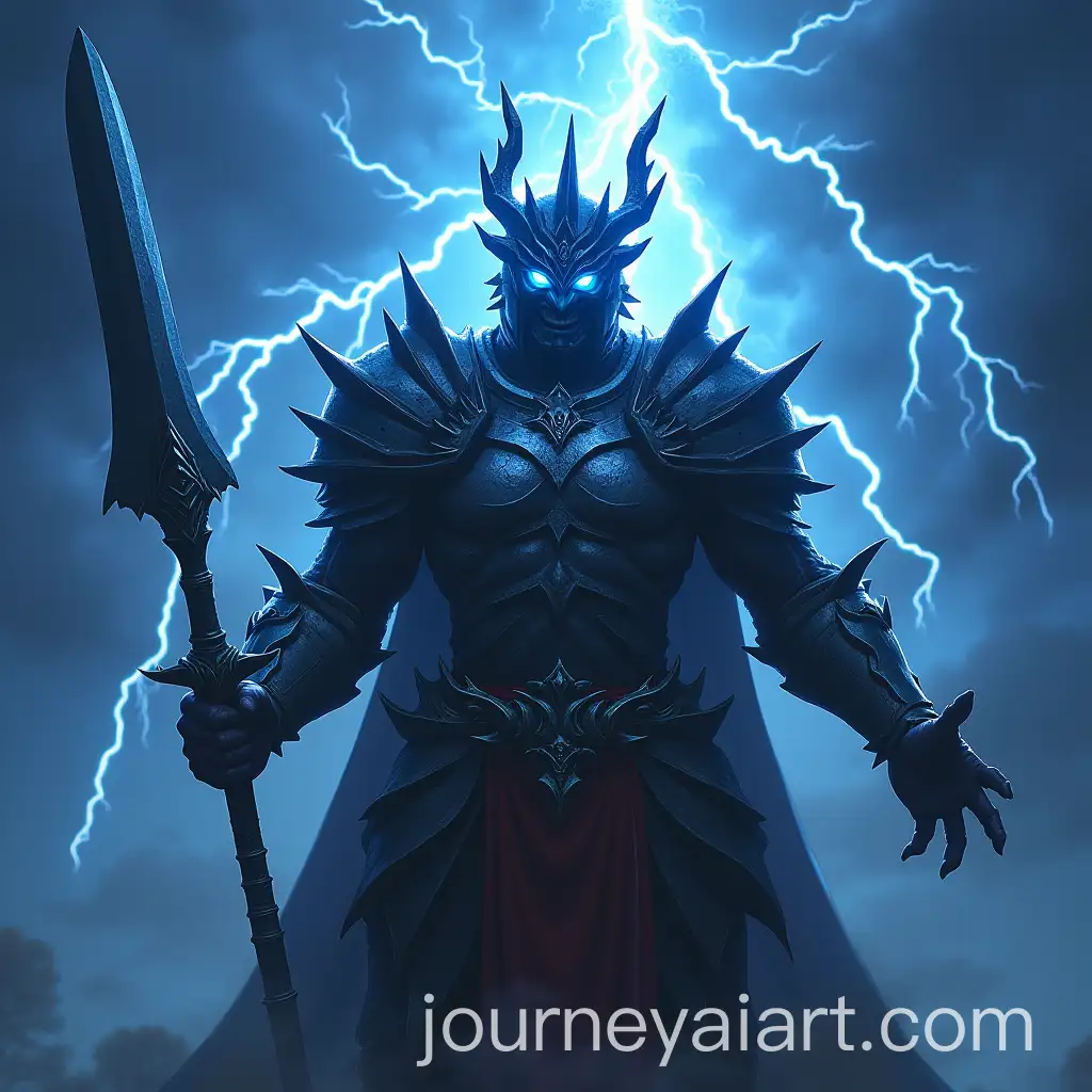 Majestic-Storm-King-Summoning-Lightning-in-Plate-Armor
