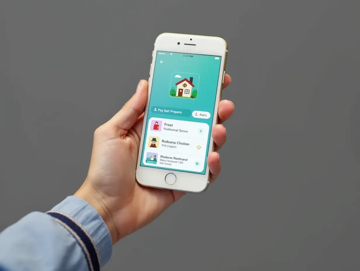 Androids assisting real estate agents with selling properties