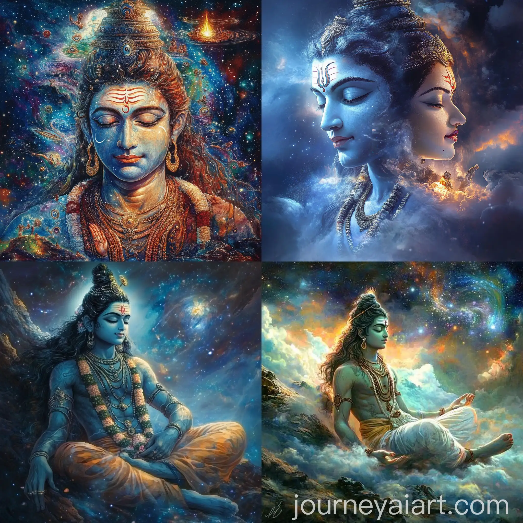 Divine-Presence-Lord-Shiva-and-Lord-Krishna-in-the-Cosmic-Universe