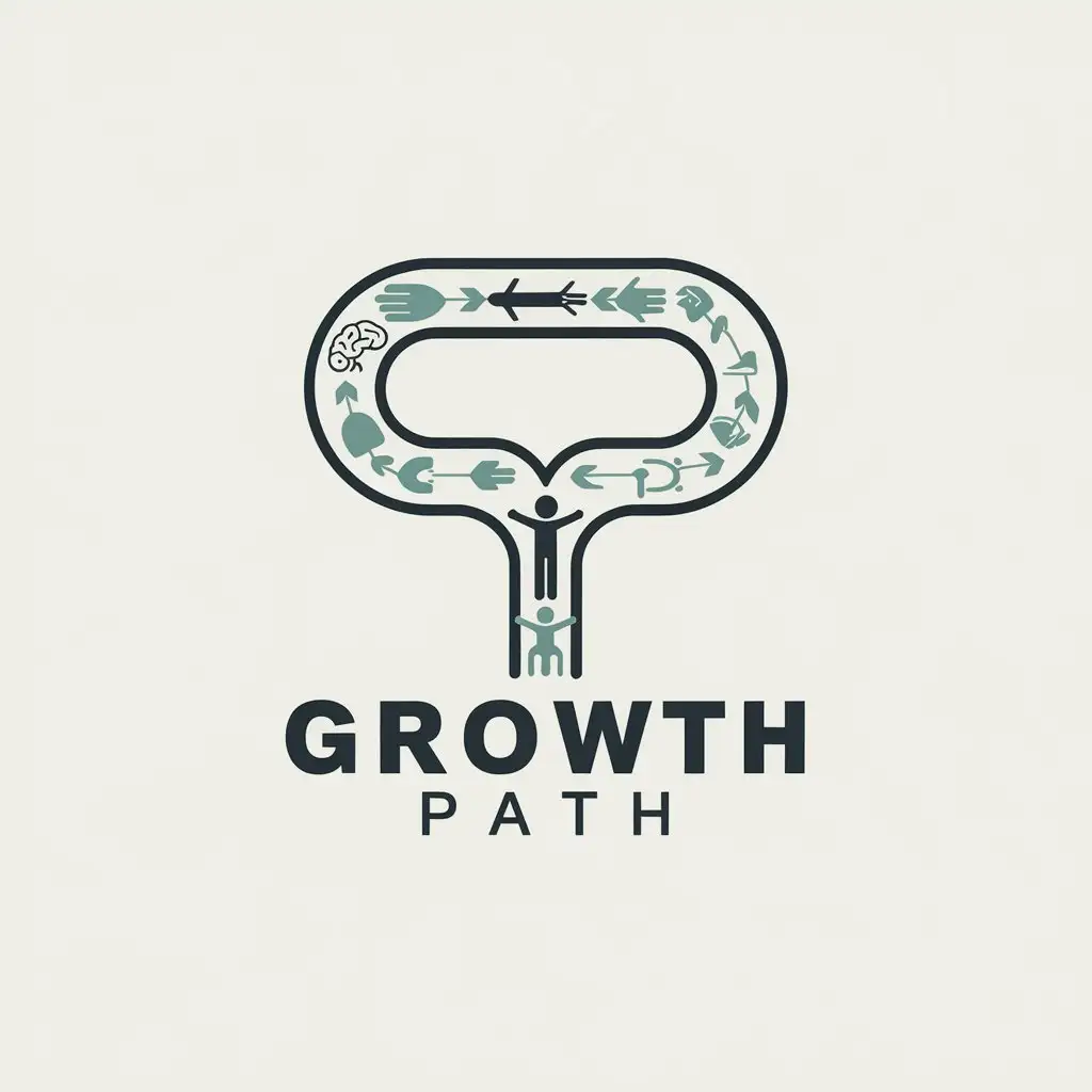 LOGO-Design-for-Growth-Path-Symbolizing-Psychiatry-and-Psychology-with-a-Complex-Vector-Illustration