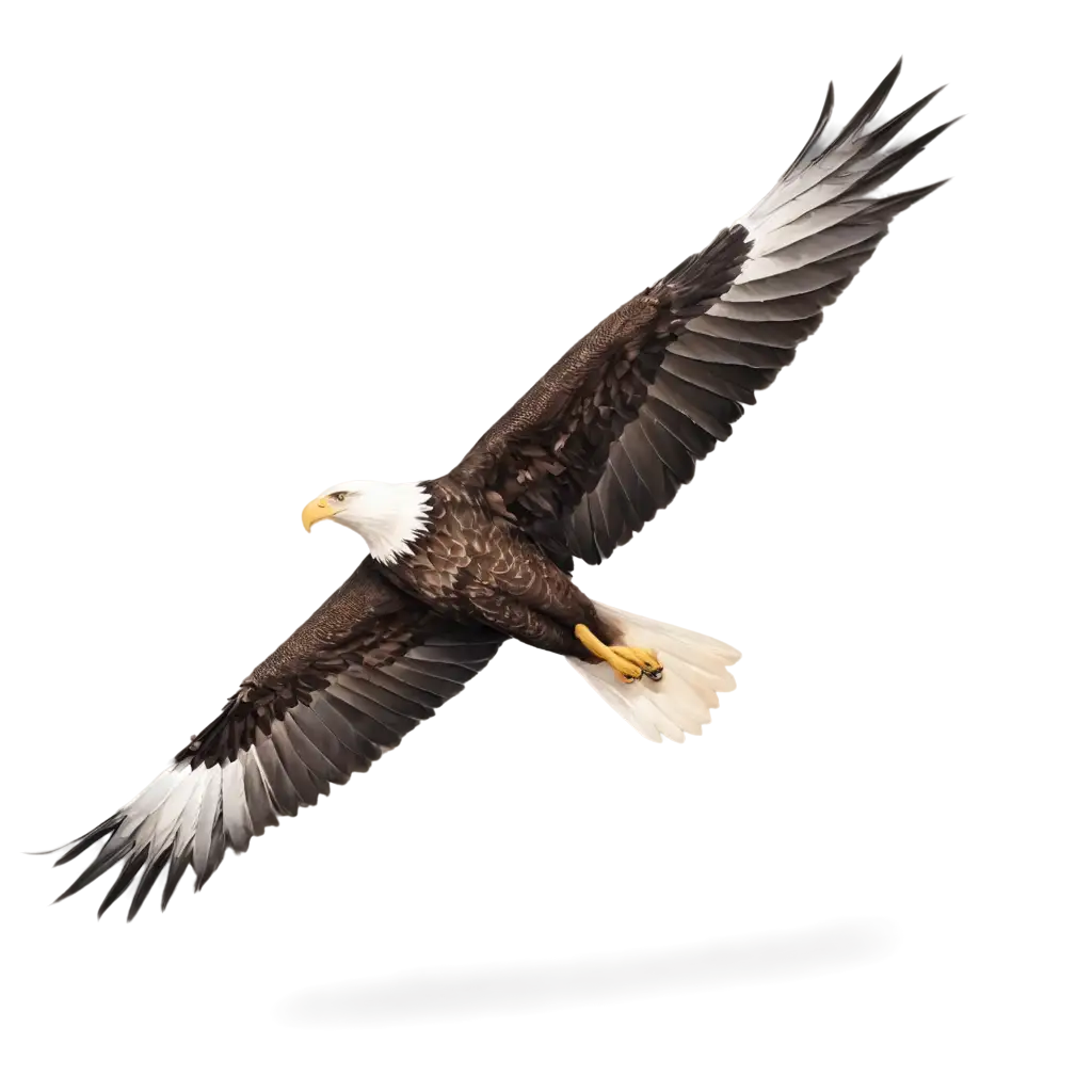 Soaring-Eagle-PNG-Image-Majestic-Bird-Illustration-for-Visual-Content