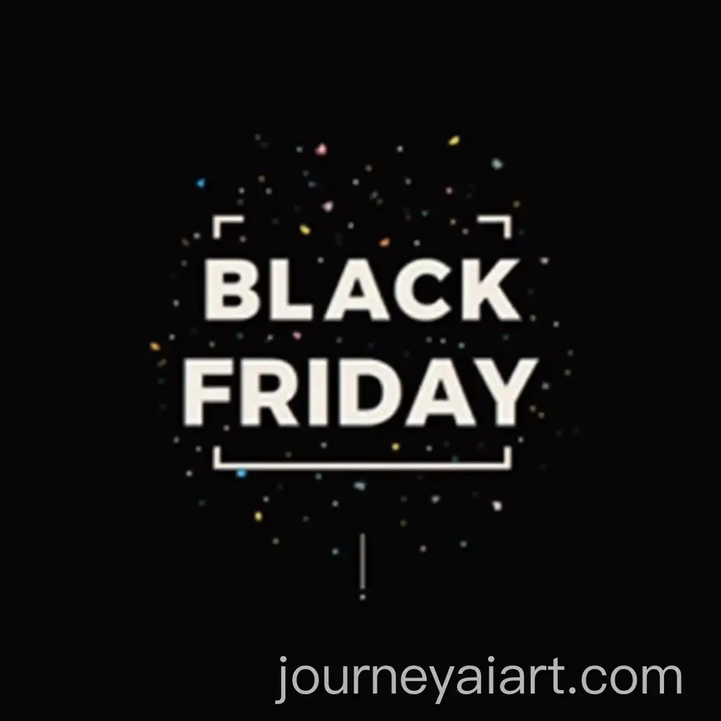 Black-Friday-Shopping-Illustration-on-Dark-Background