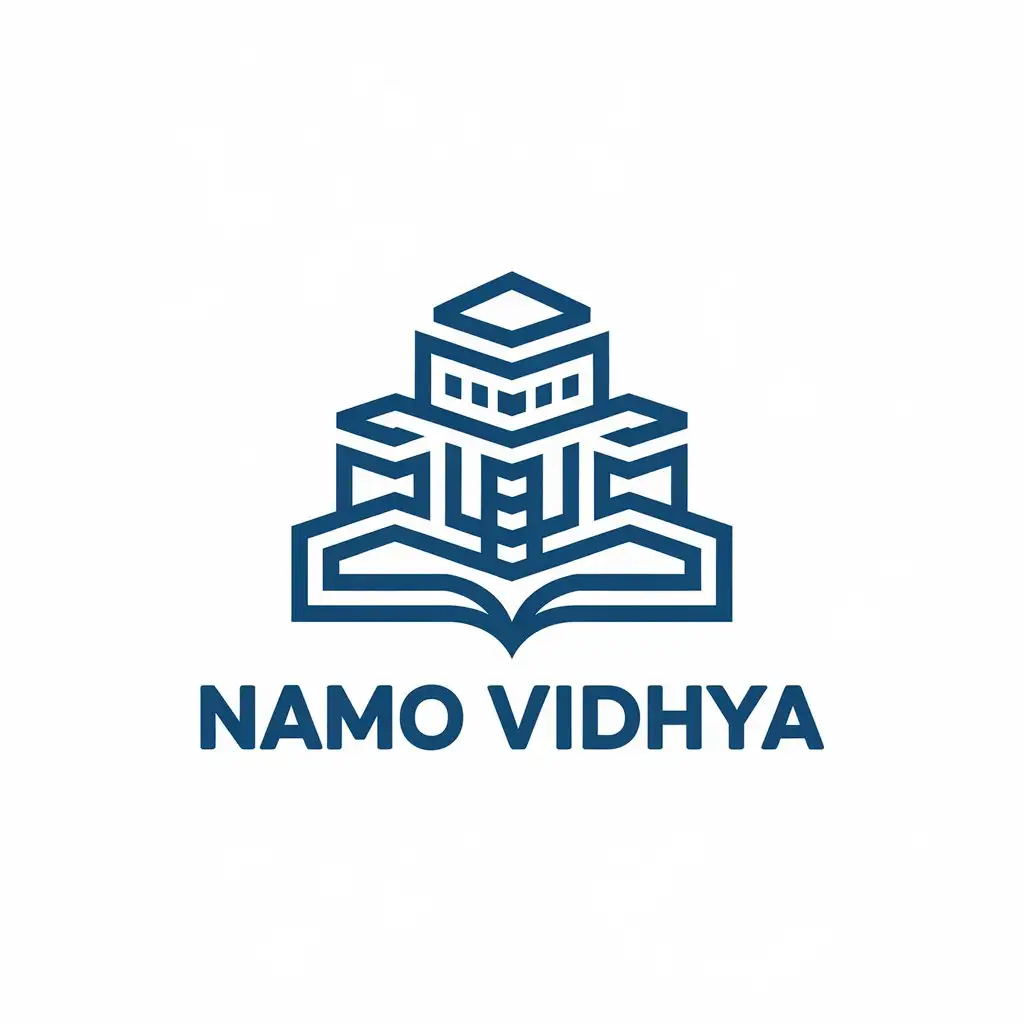 LOGO-Design-for-Namo-Vidhya-Vector-Logo-with-Text-for-Education-Industry