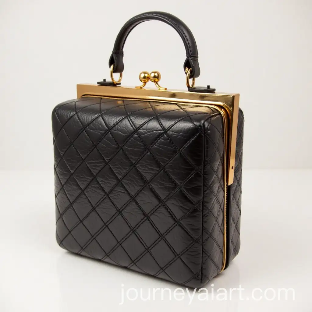 1940s-Inspired-Kensington-Compact-Handbag-with-Quilted-Leather-and-Gold-Frame