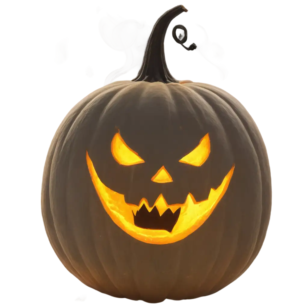 Spooky-Halloween-Pumpkin-PNG-withSEO-PNG-Image-Analysis-Glowing-Face-and-Smoke-Digital-Art-for-Festive-Designs