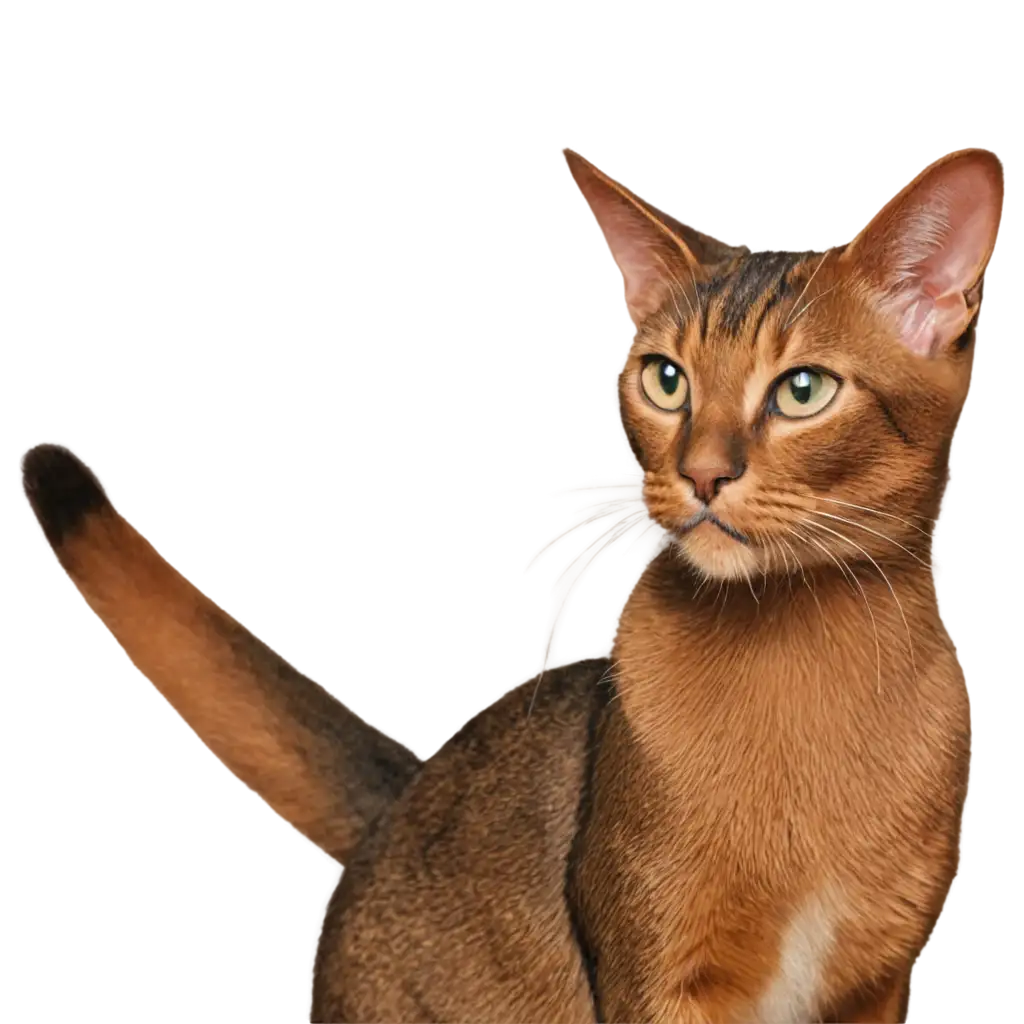 Stunning-PNG-Artwork-of-an-Abyssinian-Cat-Perfect-for-Digital-Use