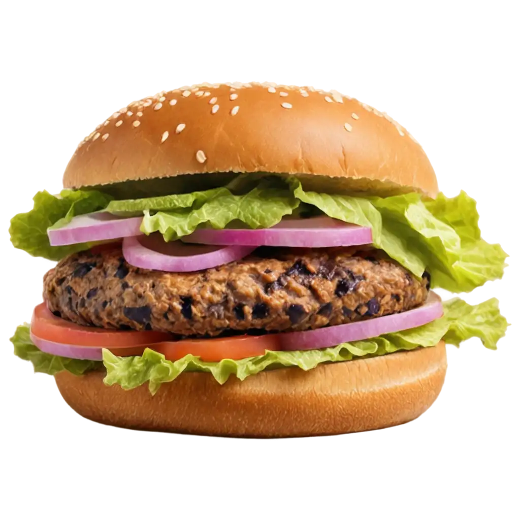 Vibrant-Vegan-Black-Bean-Patty-Burger-PNG-Image-Fresh-Ingredients-in-High-Definition