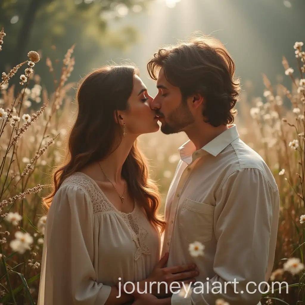 Tranquil-Nonchalant-Romantic-Scene-with-Faithful-Atmosphere