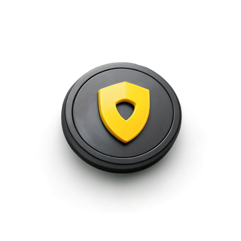 Modern-3D-PNG-Icon-in-YellowBlack-Style-for-Computer-Technologies-and-Development