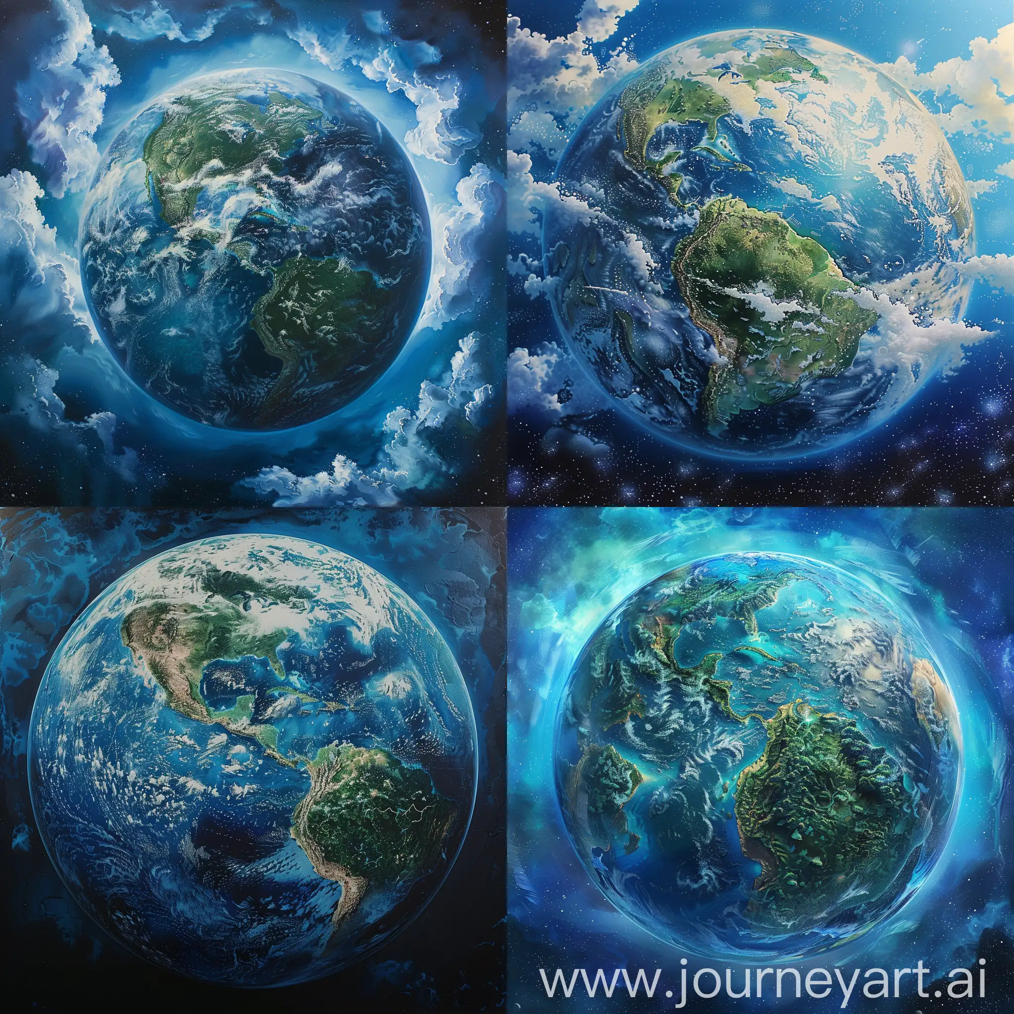 Hyperrealistic-Earth-Art-Vibrant-Blue-Oceans-and-Lush-Green-Continents