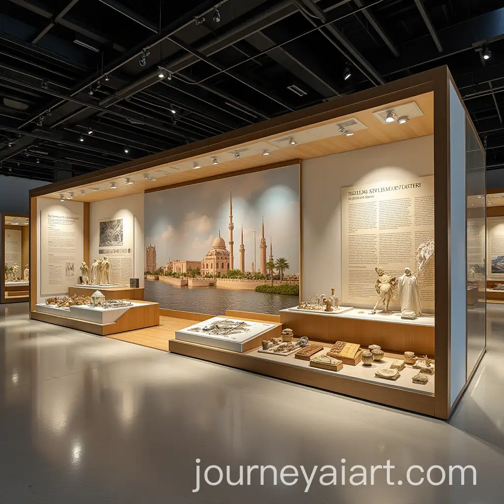 Muscat-Heritage-Booth-Fusion-of-Modern-and-Traditional-Architecture-with-Local-Artifacts-and-Crafts