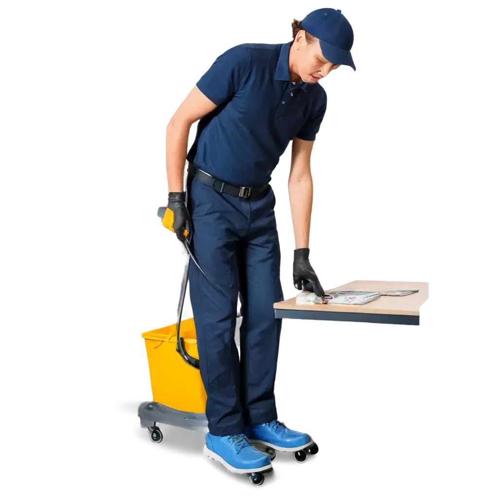 Janitor-Cleaning-a-School-Desk-PNG-Image-HighQuality-and-Versatile-for-Various-Uses