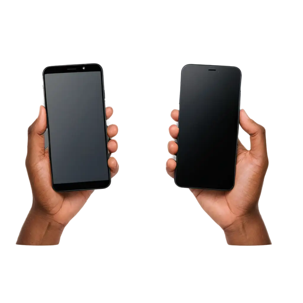 Black-Hands-Holding-Smartphones-PNG-Vertical-and-Horizontal-Orientation-for-Diverse-Applications