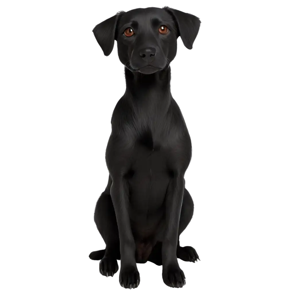 Generate-a-PNG-Image-of-a-Black-Dog-Sitting-and-Looking