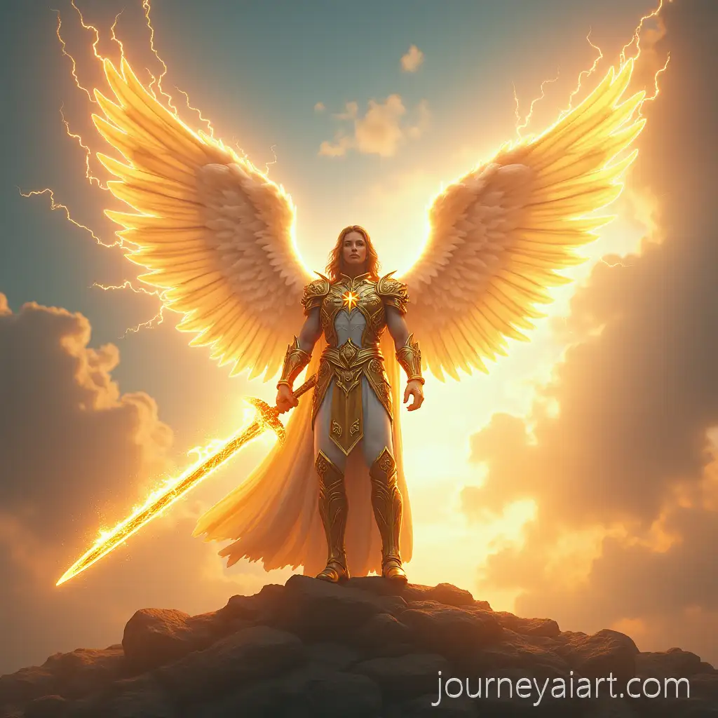 Angelic-WarriorAngelic-Warrior-with-Lightning-Sword-with-Glowing-Wings-and-Lightning-Sword-in-Epic-Sky