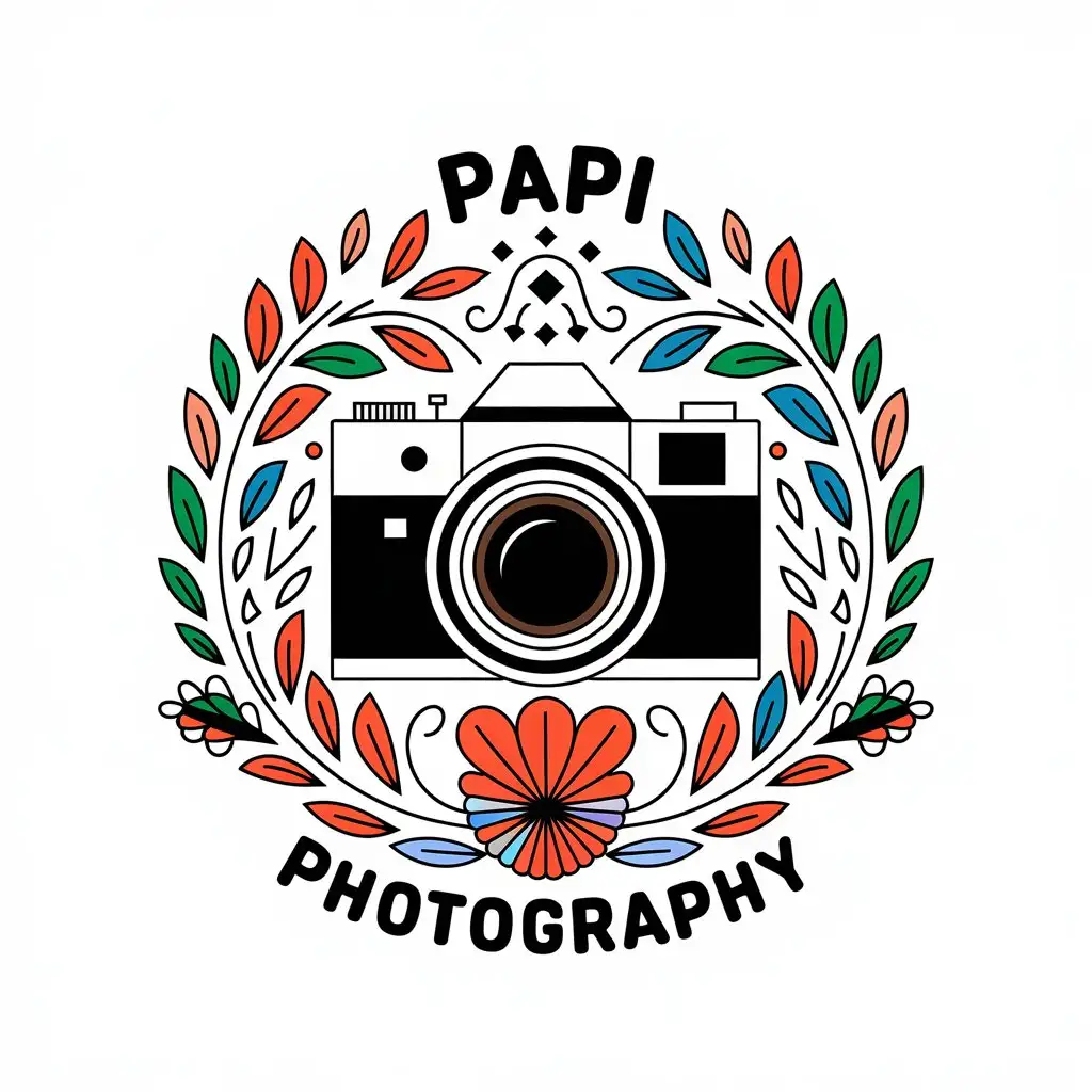 LOGO-Design-for-Papi-Photography-Camera-Icon-with-Clear-Background