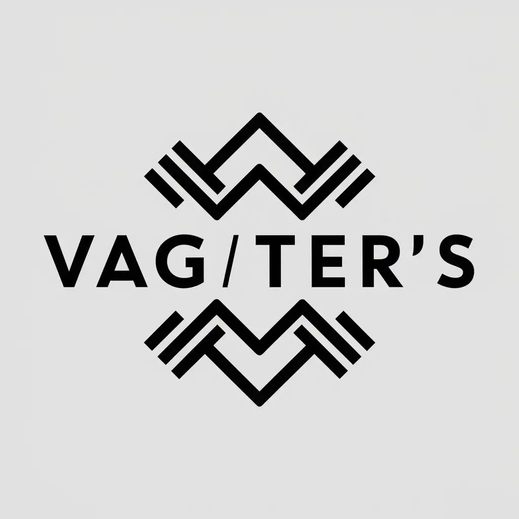 LOGO Design For VagTers Modern Vector Logo with Clear Background