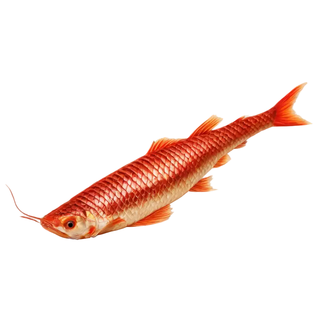 Ikan-Arwana-Merah-Emas-PNG-HighQuality-Transparent-Image-for-Multiple-Applications