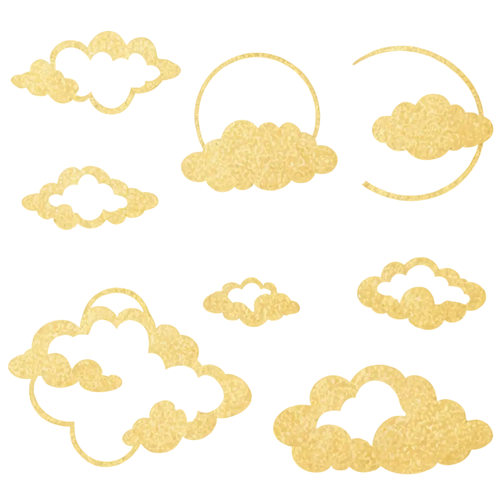 Gold-Cloud-Chinese-Ornament-PNG-Elegant-Vector-Design-for-Diverse-Creative-Uses