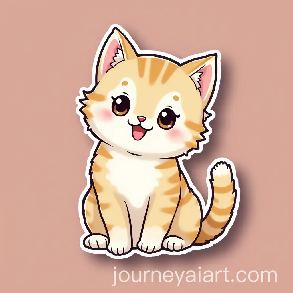 AdorableAI-Image-Prompt-Expansion-Cute-Little-Cat-Sticker-Design