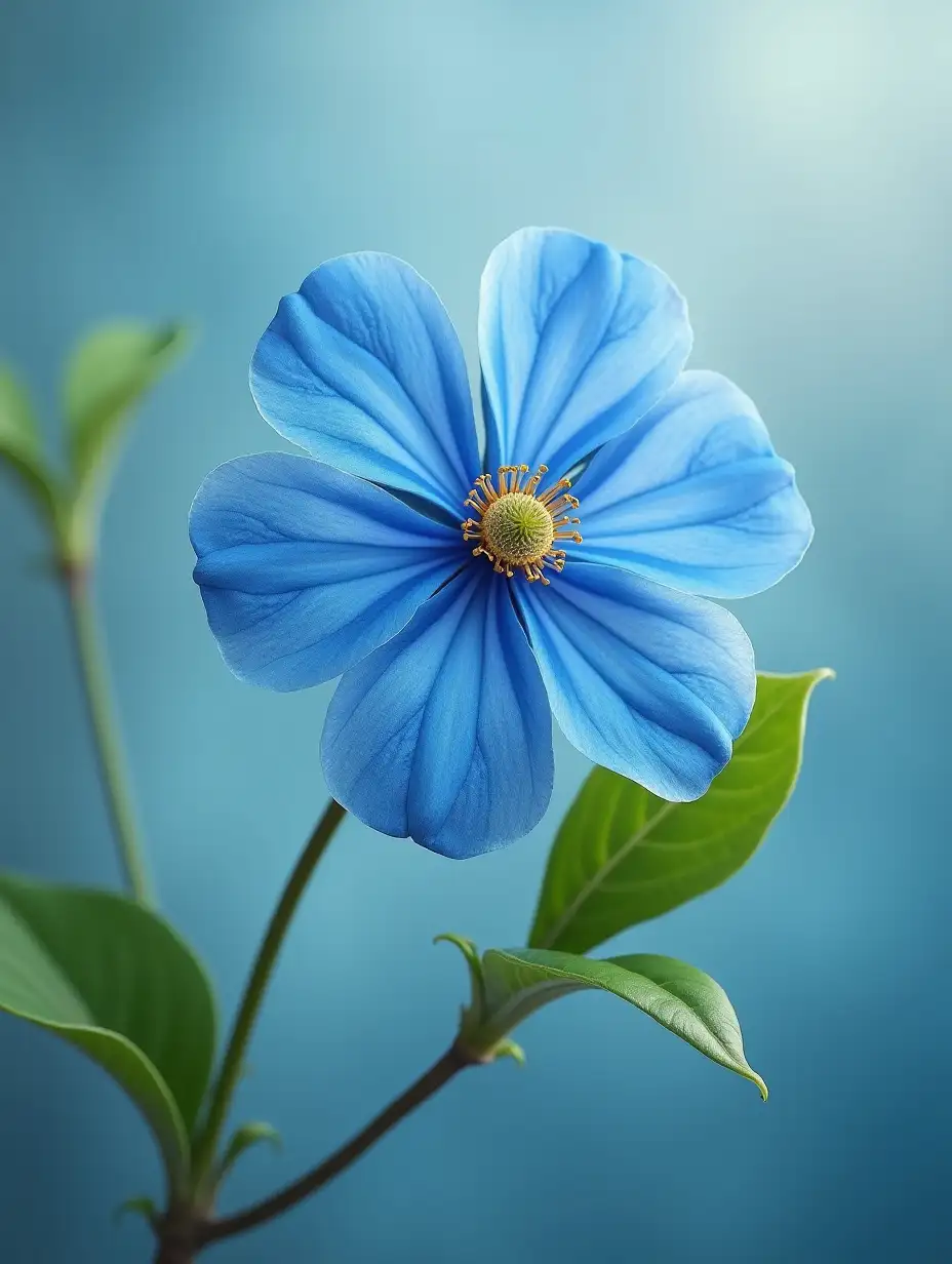 Blue jasmine flower