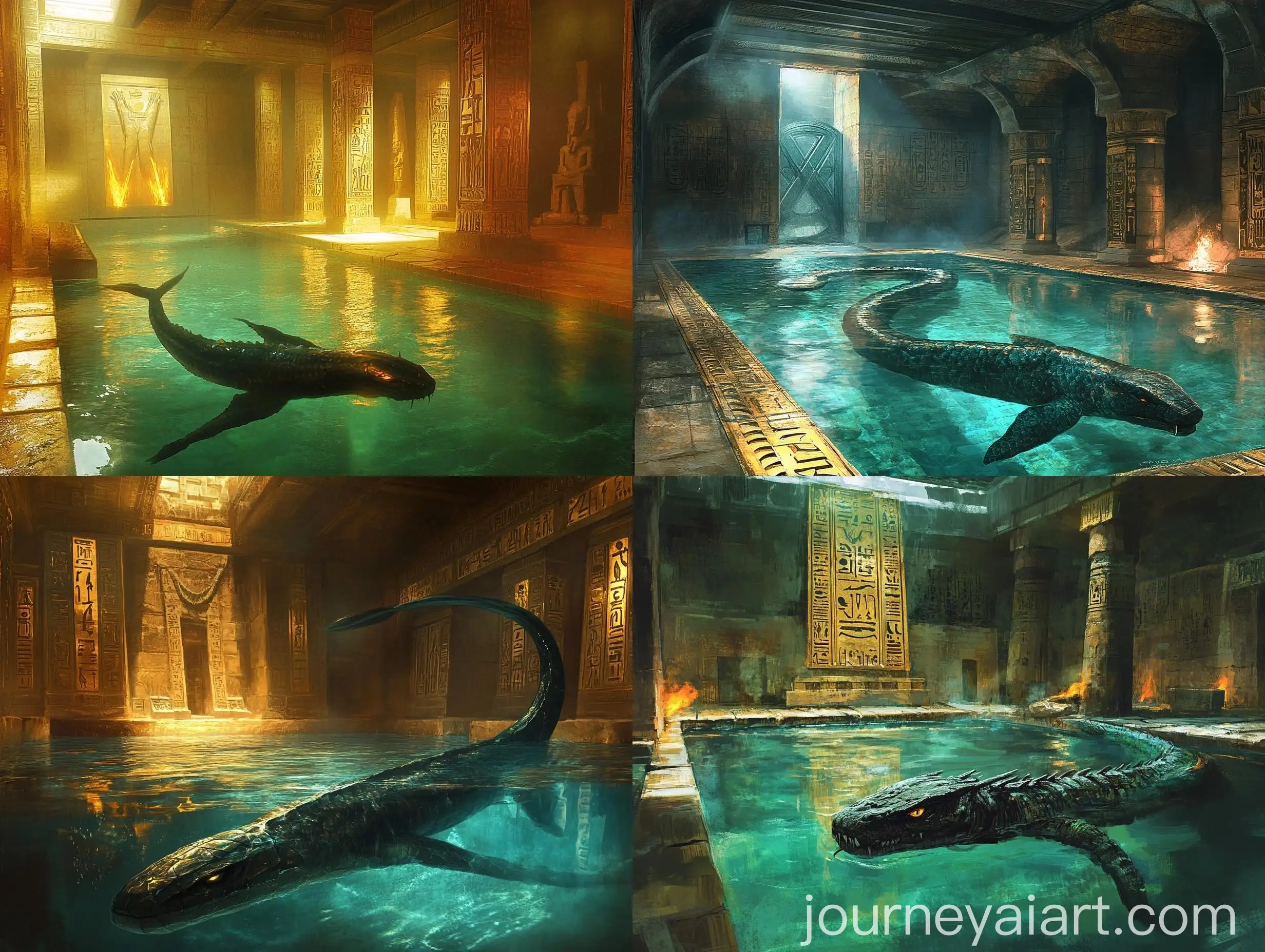 Ancient-Egyptian-Chamber-with-Serpentine-Goauld-Symbiote-and-Stargate