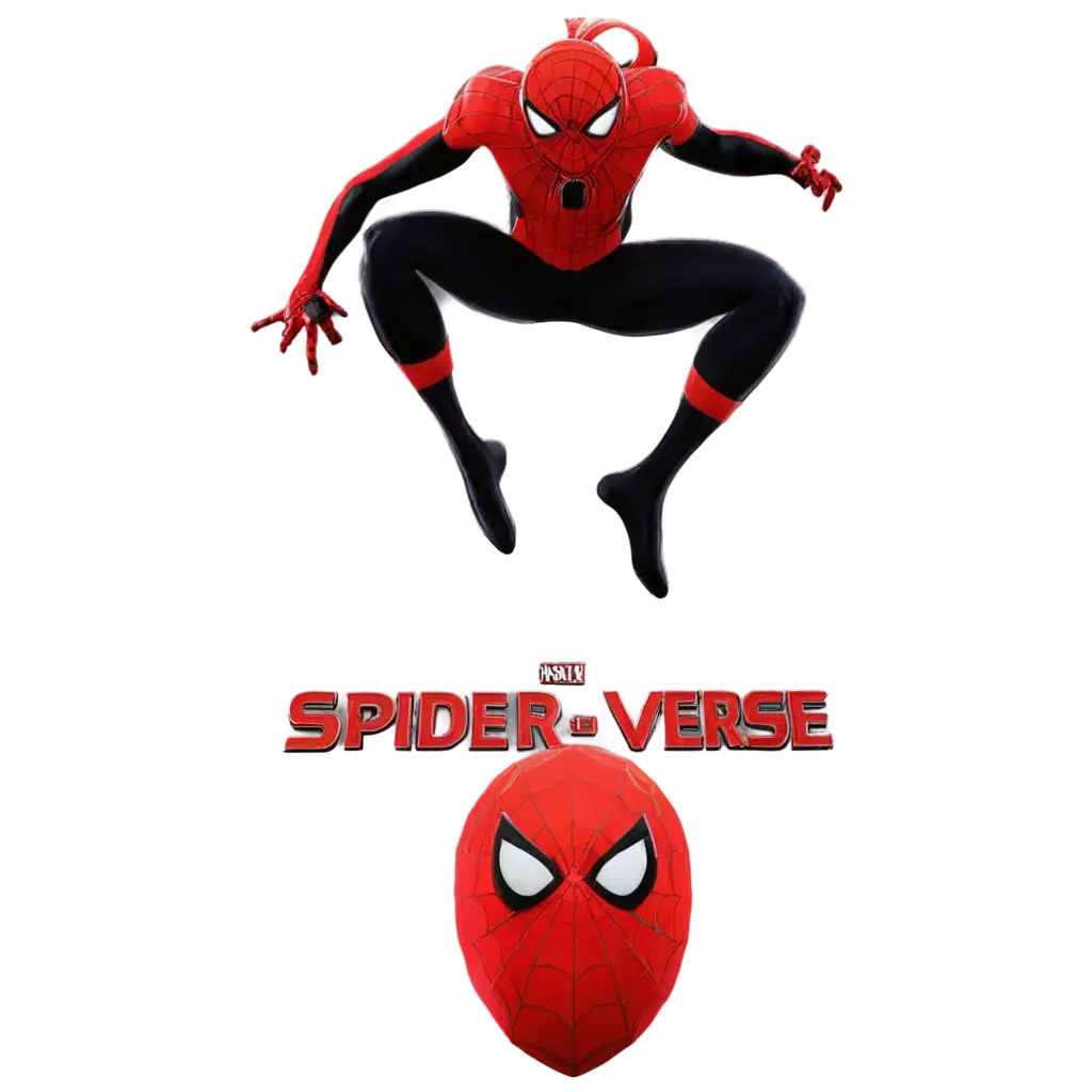 Background text of spider movie verse