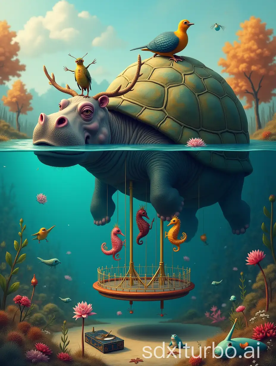 Fantastical-Underwater-Landscape-with-Giant-Turtle-and-Whimsical-Creatures