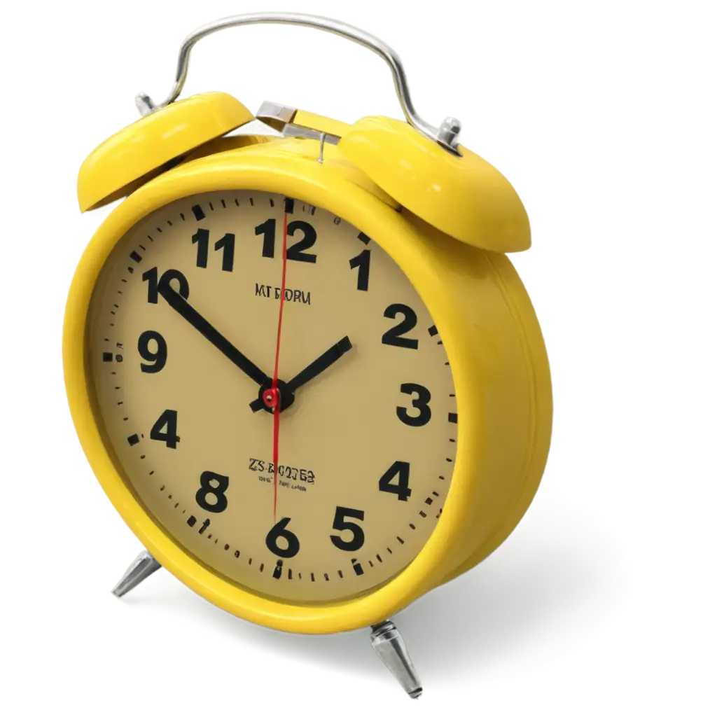 Yellow-Alarm-Clock-PNG-Vibrant-and-Clear-Image-for-Various-Applications