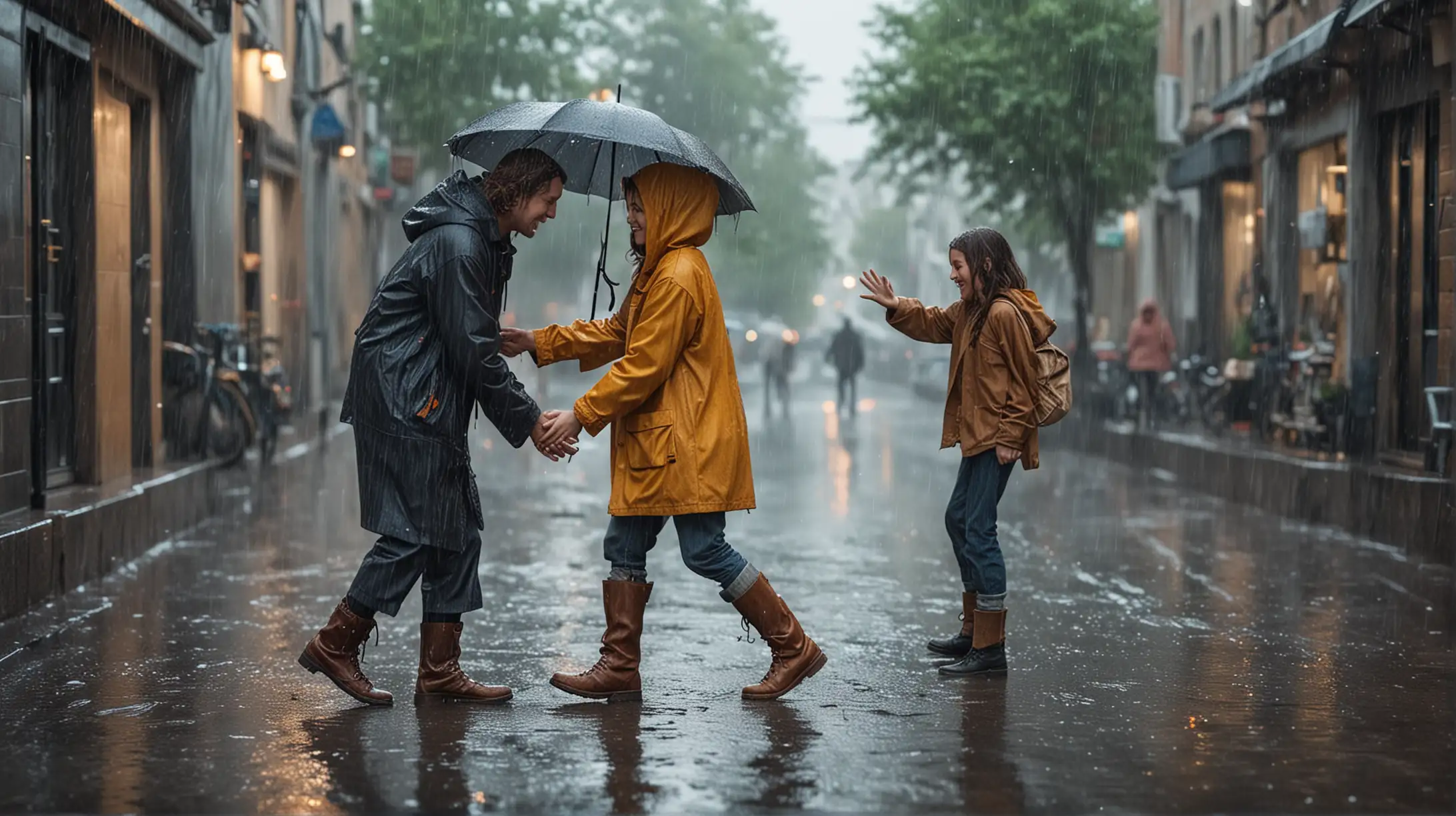 Acts of Kindness in the Rain A Helping Hand Amid Adversity