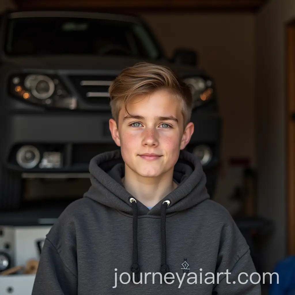 Teenage-Boy-Working-in-a-Garage-Space